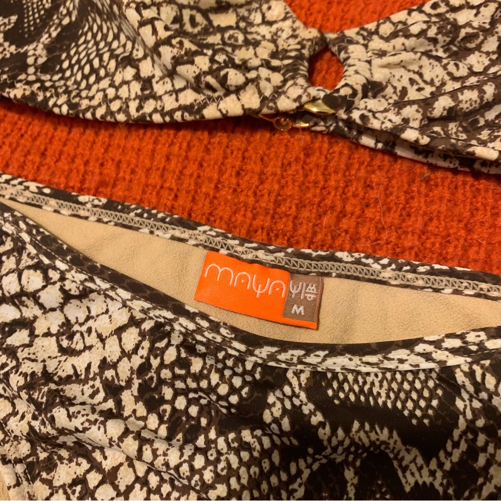 Snake Print Bikini Set - Picture 2 of 6